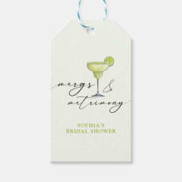 Margs & Matrimony Groene Lime Bruiloft Cadeaulabel