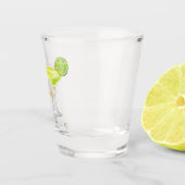 Margs & Matrimony Groene Margarita Bruiloftsfeest Shot Glas (Rechts)