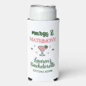 Margs & Matrimony- Het Feest Seltzer Blikjeskoeler (Seltzer Voorkant)