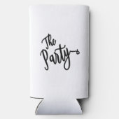 Margs & Matrimony- Het Feest Seltzer Blikjeskoeler (Achterkant)