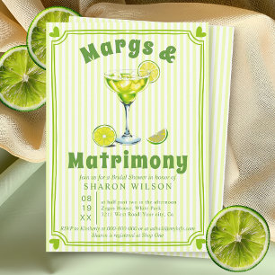 Margs & Matrimony krabbelrand bruidsmeisjesfeestje Kaart