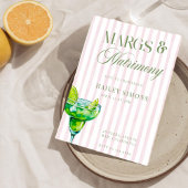 Margs & Matrimony Lime Margarita Bridal Shower Kaart