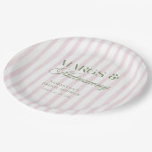 Margs & Matrimony Lime Margarita Bridal Shower Papieren Bordje (Gekanteld)