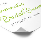 Margs & Matrimony Limoen Vrijgezellenfeest Welkoms Poster (Hoek)