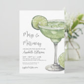 Margs & Matrimony Margarita Bridal Shower Kaart (Staand voorkant)