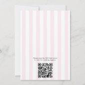 Margs & Matrimony Margarita QR Code Bruiloftsfeest Kaart (Achterkant)