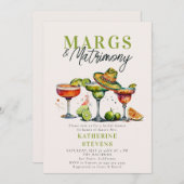 Margs Matrimony Margaritas Kleurrijk Vrijgezellenf Kaart (Voorkant / Achterkant)
