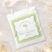 "Margs & Matrimony" Modern Chic Bridal Shower Bedankzakje (Geknipt)