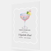 Margs & Matrimony Palm Springs Bach Welkom Acryl Bord (Hoek)