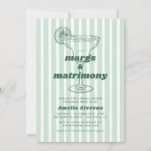 Margs & Matrimony Retro Bachelorette Vrijgezellenf Kaart (Voorkant)