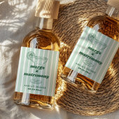 Margs & Matrimony Retro Bachelorette Vrijgezellenf Likeurfles Etiket