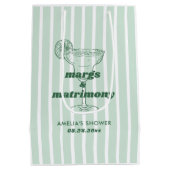 Margs & Matrimony Retro Bachelorette Vrijgezellenf Medium Cadeauzakje (Achterkant)