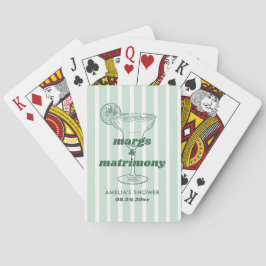 Margs & Matrimony Retro Bachelorette Vrijgezellenf Pokerkaarten