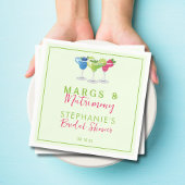Margs & Matrimony Retro Lime Groen Huwelijksfeest Servet