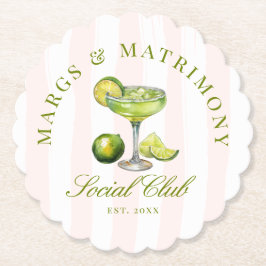 Margs & Matrimony Social Club Kartonnen Onderzetters