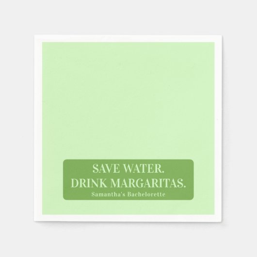 Margs Matrimony Tequila Vrijgezellenfeest Bachelor Servet (Voorkant)