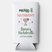 Margs & Matrimony - the bride Seltzer Blikjeskoeler (Voorkant)