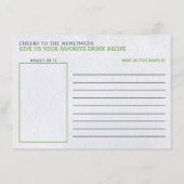 Margs & Matrimony Vrijgezellenfeest Drink Recept Informatiekaartje (Voorkant)