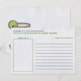 Margs & Matrimony Vrijgezellenfeest Drink Recept Informatiekaartje