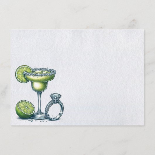 Margs & Matrimony Vrijgezellenfeest Drink Recept Informatiekaartje (Achterkant)