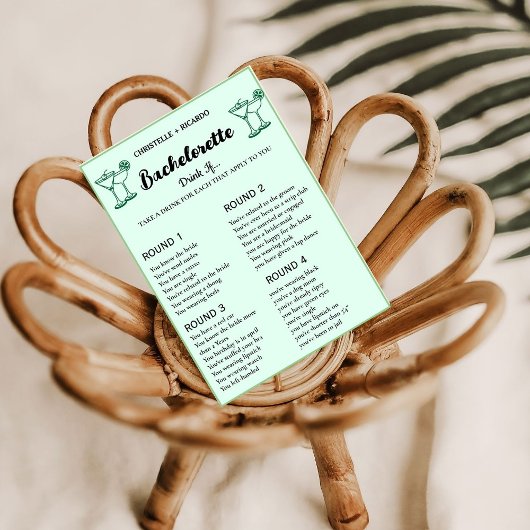 Margs & Matrimony vrijgezellenspel Kaart