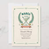 Margs Tees & Matrimony Golf Bruidsfeest Kaart (Voorkant)