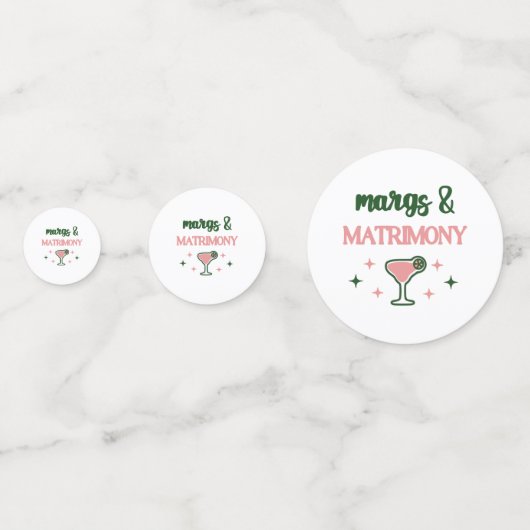 Margs & Trouwtafel Confetti (Voorkanten)