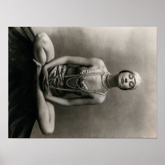 Marguerite Agniel in Meditation Pose Poster (Voorkant)