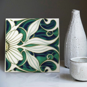 Marguerite Art Deco Madeliefjes Muur Decor Art Nou Tegeltje
