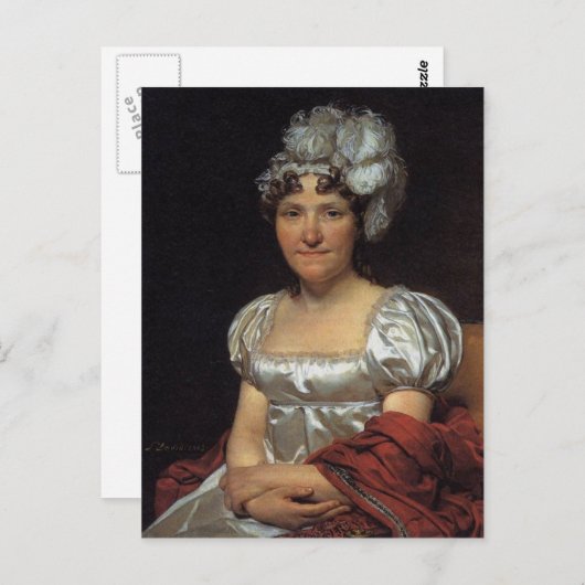 Marguerite Charlotte David Briefkaart (Voorkant / Achterkant)