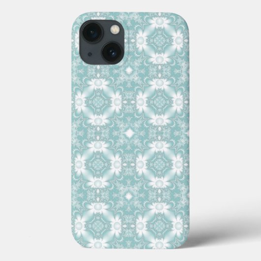 Marguerite, Daisies bloemen in ijsblauw Case-Mate iPhone Case (Achterkant)
