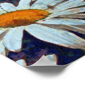 Marguerite Daisy met gevlekte insecten Poster (Hoek)