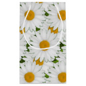 Marguerite Daisy Wrapping Paper Gift Bag Klein Cadeauzakje (Achterkant)