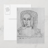 Marguerite de Brabant Briefkaart (Voorkant / Achterkant)