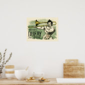 MARGUERITE DUFAY Franse  trombonist theater Poster (Keuken)