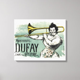 Marguerite Dufay Trombone Canvas Afdruk