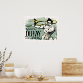 Marguerite Dufay Trombone Poster (Keuken)