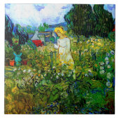 Marguerite Gachet in de Garden Van Gogh Fine Art Tegeltje (Voorkant)