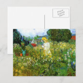 Marguerite Gachet in de tuin van Gogh Briefkaart (Voorkant / Achterkant)