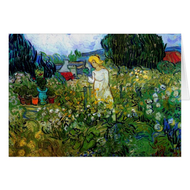 Marguerite Gachet in Garden Van Gogh Fine Art (Voorkant Horizontaal)