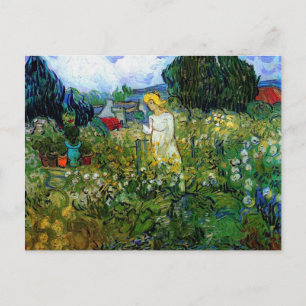 Marguerite Gachet in Garden Van Gogh Fine Art Briefkaart