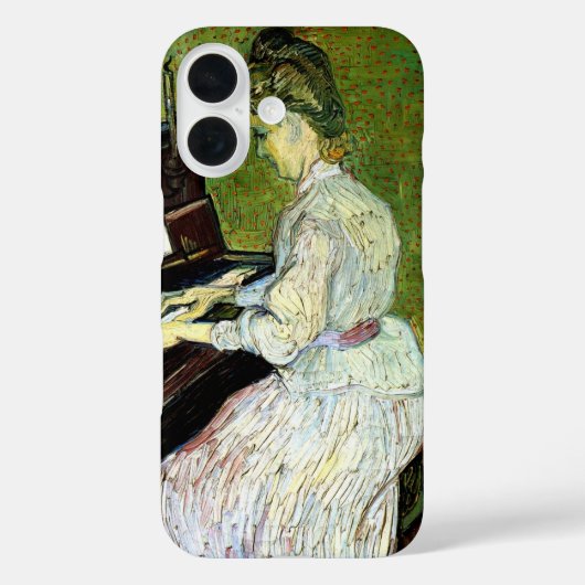 Marguerite Gachet in Piano door Vincent van Gogh Case-Mate iPhone Case (Achterkant)