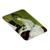 Marguerite Gachet in Piano door Vincent van Gogh Magneet (Rechterzijde)