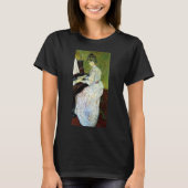 Marguerite Gachet in Piano door Vincent van Gogh T-shirt (Voorkant)