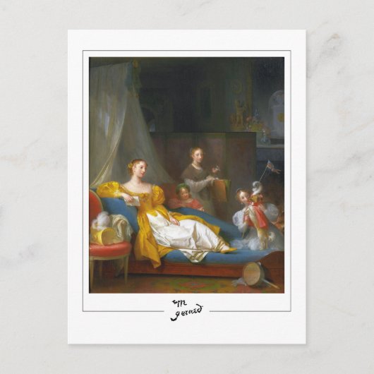 Marguerite Gérard #11 - Kunstmatig Briefkaart (Voorkant)