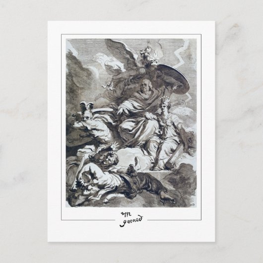 Marguerite Gérard #12 - Kunstmatig Briefkaart (Voorkant)