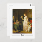 Marguerite Gérard #1 - Briefkaart met fijne kunst (Voorkant / Achterkant)