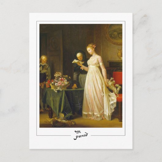 Marguerite Gérard #1 - Briefkaart met fijne kunst (Voorkant)