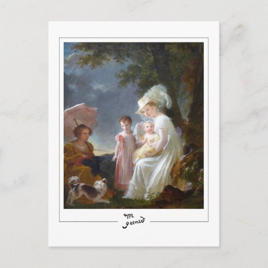 Marguerite Gérard #3 - Briefkaart met fijne kunst (Voorkant)