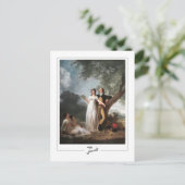 Marguerite Gérard #6 - Briefkaart met fijne kunst (Staand voorkant)